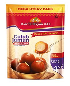 Aashirvaad Instant Mix Gulab Jamun 500g Rs 146 amazon dealnloot