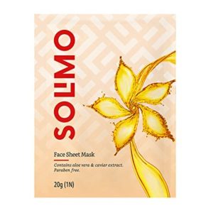 Amazon Brand Solimo Face Sheet Mask with Rs 47 amazon dealnloot