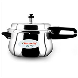 Butterfly Curve Stainless Steel Pressure Cooker 5 Rs 1812 amazon dealnloot