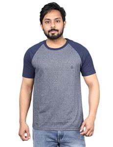CHKOKKO Men s Solid Cotton Round Neck Rs 199 amazon dealnloot