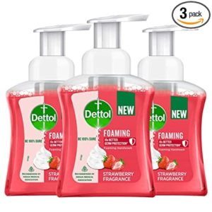Dettol Foaming Handwash Pump Strawberry Pack of Rs 217 amazon dealnloot