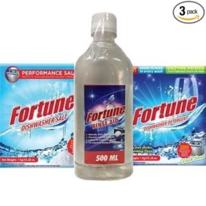 FORTUNE Dishwasher Starter Combo Dishwasher Detergent 1kg Rs 220 amazon dealnloot