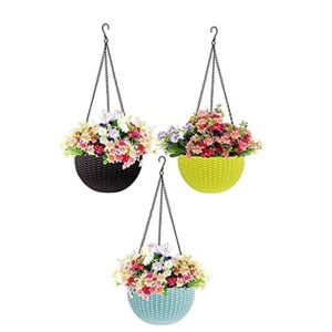 Go Hooked Plastic Hanging Planter Multicolour Pot Rs 270 amazon dealnloot