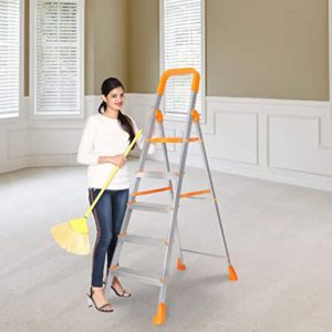Happer Premium Foldable Aluminium Step Ladder Clamber Rs 1841 amazon dealnloot