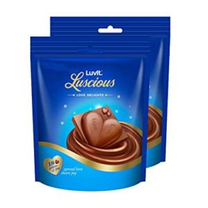 LuvIt Luscious Love Delights Heart Shaped Chocolate Rs 199 amazon dealnloot