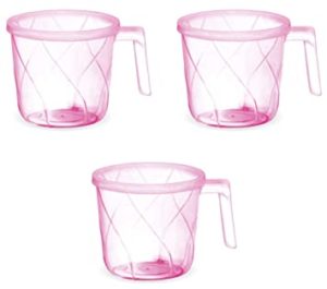 Milton Plastic Plastic Transparent Bath Mug 1 Rs 154 amazon dealnloot