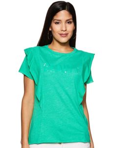 ONLY Womens Round Neck Slub Top Rs 147 amazon dealnloot