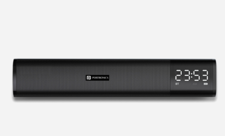 PORTRONICS Decibel 1 10W Wireless Soundbar with TWS (Black)