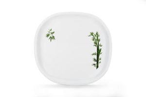 Signoraware Bamboo Plastic Square Full Plate Set Rs 175 amazon dealnloot