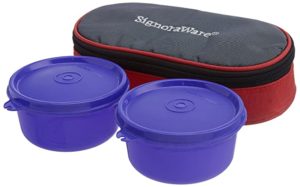 Signoraware Mid Day Lunch Box with Bag Rs 199 amazon dealnloot