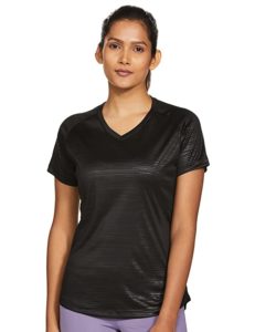 T Shirt WMN SG RN WTESST010 Black Rs 112 amazon dealnloot