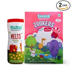 Timios Apple Cinnamon Melts Cherry Bits Zookers Rs 128 amazon dealnloot