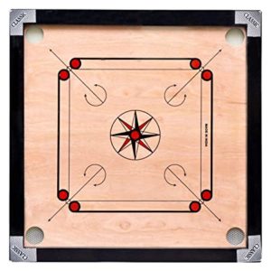UV Sports Wooden Round Pocket Carrom Board Rs 400 amazon dealnloot