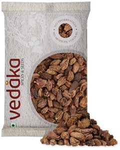Vedaka Whole Black Cardamom 100g Rs 99 amazon dealnloot