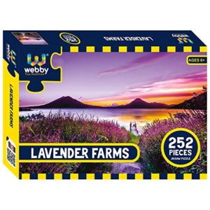 Webby Lavender Farms Jigsaw Puzzle 252 Pieces Rs 143 amazon dealnloot