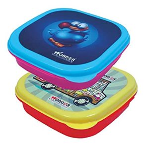 Wonder Plastic Kit Kat Lunch Box Set Rs 110 amazon dealnloot
