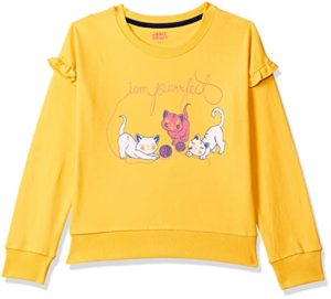 Amazon Brand Jam Honey Girls Lightweight Sweatshirt Rs 153 amazon dealnloot