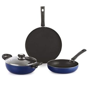 Cello Kitchenette Prima Non Stick Cookware Set Rs 599 amazon dealnloot