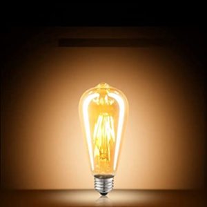Gesto 4W E27 Base Filament bulbs Edison Rs 295 amazon dealnloot