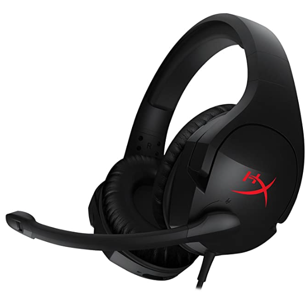 HyperX Cloud Stinger Wired Over Ear Gamming Headphones with Mic Black