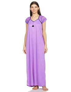 Klamotten Women s Poly Cotton Maxi Night Rs 164 amazon dealnloot