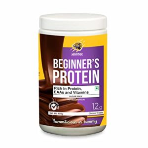 LEOPARD NUTRITION Beginners Whey Protein Powder Enriched Rs 199 amazon dealnloot