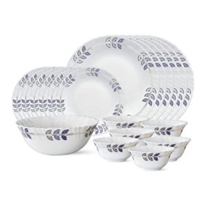 Larah by BOROSIL Floret Opalware Dinner Set Rs 1188 amazon dealnloot