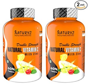 Naturyz Double Strength Natural Vitamin C Zinc Rs 299 amazon dealnloot