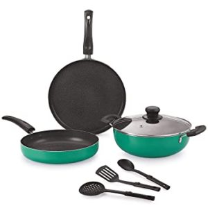 Nirlon Greenchef Granite 7 Piece Aluminium Non Rs 1112 amazon dealnloot