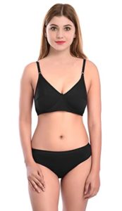 PIBU Women s Cotton Bra Panty Set Rs 199 amazon dealnloot