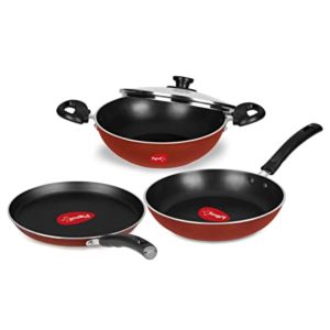 Pigeon Basics Induction base Non Stick Aluminium Rs 1049 amazon dealnloot