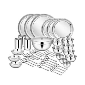 Shri Sam Stainless Steel Dinner Set 45 Rs 1172 amazon dealnloot