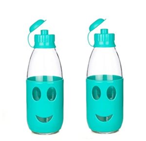 SignoraWare Smile Glass Water Bottle 1 Litre Rs 221 amazon dealnloot