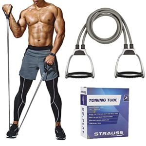 Strauss Resistance Tube Set for Men and Rs 298 amazon dealnloot