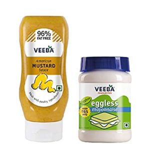Veeba American Mustard Sauce 320g and Eggless Rs 104 amazon dealnloot