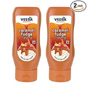 Veeba Caramel Fudge Topping 380g Pack of Rs 132 amazon dealnloot