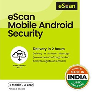 eScan 1 User 3 Years Mobile Android Rs 39 amazon dealnloot