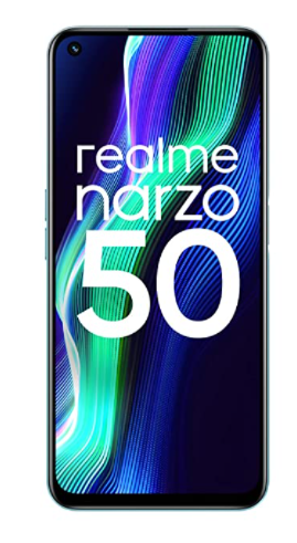 realme narzo 50 (Speed Blue, 4GB RAM+64GB Storage)