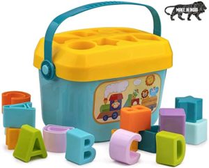 Baby and Toddler Plastic First Block Shape Rs 395 amazon dealnloot