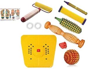 Chaithanya Orthopaedics Wooden Foot Roller Acupressure Magnetic Rs 100 amazon dealnloot