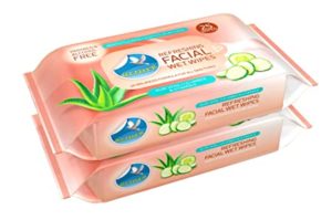 Glider Face Wipes Enriched with Aloe Vera Rs 110 amazon dealnloot