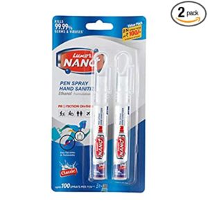 Luxor Nano Pen Spray Hand Sanitizer Twin Rs 57 amazon dealnloot