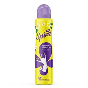 New Spinz Yellow Blossom Perfumed Deo for Rs 147 amazon dealnloot