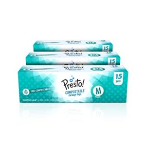 Presto Compostable Garbage Bags Medium 15 bags Rs 232 amazon dealnloot