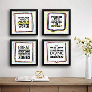 SAF Set of 4 Success achived Motivational Rs 301 amazon dealnloot