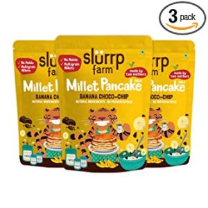 Slurrp Farm No Maida Millet Pancake Mix Rs 190 amazon dealnloot