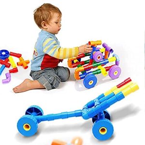 Tormeaw Pipe Puzzle Colorful Creative Educational Play Rs 349 amazon dealnloot
