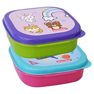 Wonder Plastic Kit Kat Lunch Box Set Rs 273 amazon dealnloot