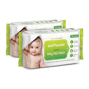 BodyGuard Baby Wet Wipes with Vitamin E Rs 119 amazon dealnloot