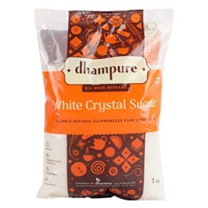 Dhampure White Crystal Sugar 1kg Rs 1 amazon dealnloot